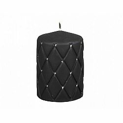Dekoratívna sviečka Florencia čierna, 10 cm