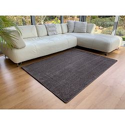 Vopi Kusový koberec Capri hnedá, 50 x 80 cm