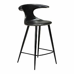 Hnedá barová stolička z imitácie kože DAN-FORM Denmark Flair, výška 100 cm