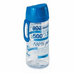 Modrá fľaša na vodu Snips Decorated, 500 ml