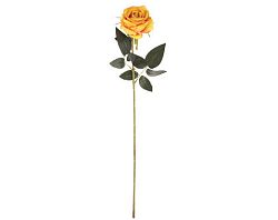 Umelý kvet Ruža 76 cm, žltá%