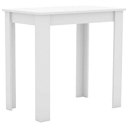 Jedálenský Stôl Esal, 80x50 Cm, Biely